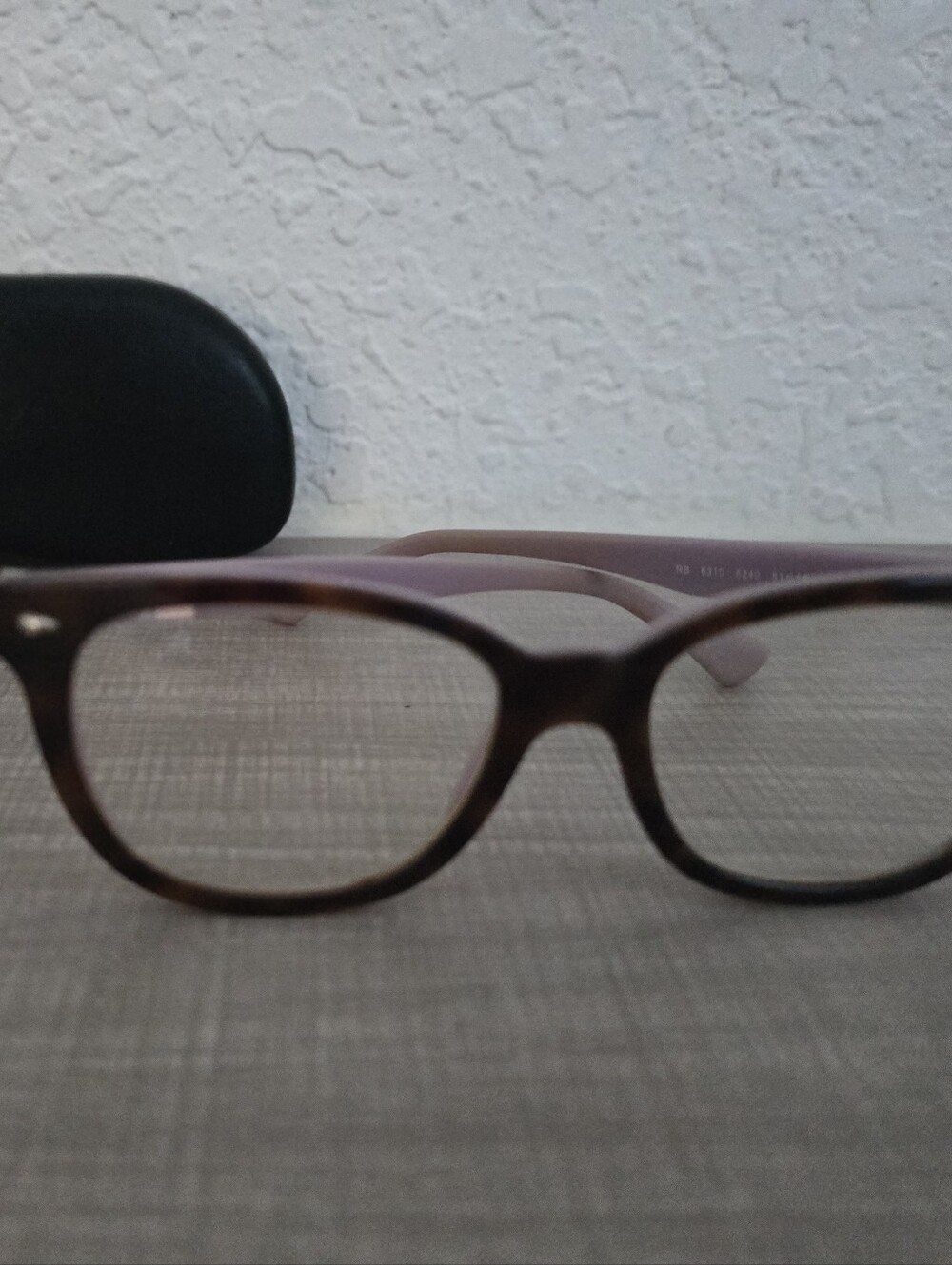 Ray-Ban RB 5310 Tortoise Shell & Purple Frames w/ Case